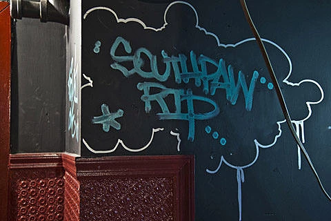 Southpaw RIP graffiti